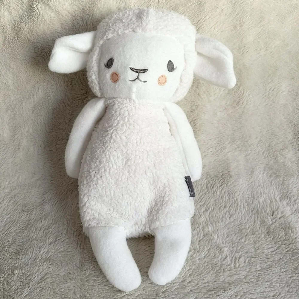 Hallmark Sherpa Lamb 15” Off White Cream Bean Bag Plush Stuffed Animal